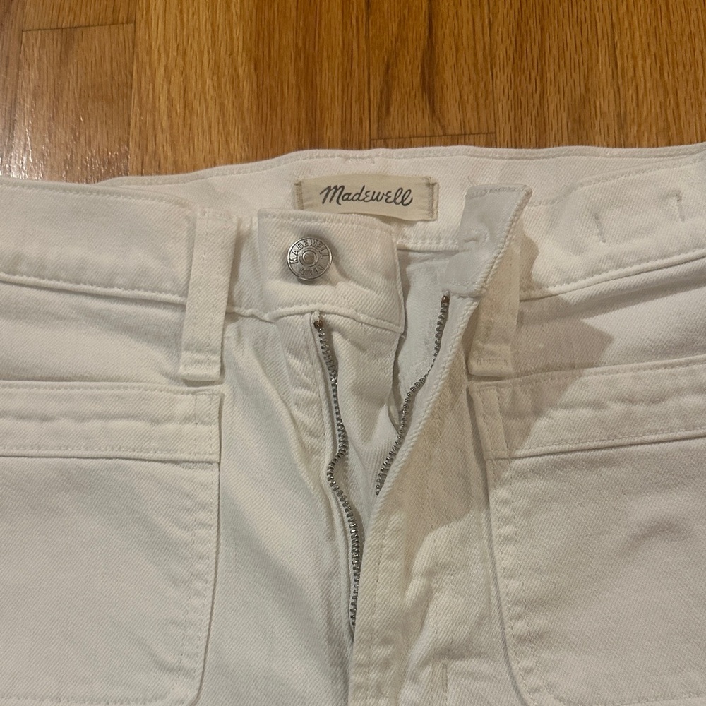 Madewell- The Perfect Vintage Wide-Leg Cropped Jeans (27) - Picture 2 of 5